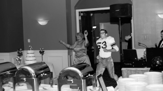 Illustration for article titled Hospitalized Dad Hilariously Included in Wedding Celebration Via Photoshop